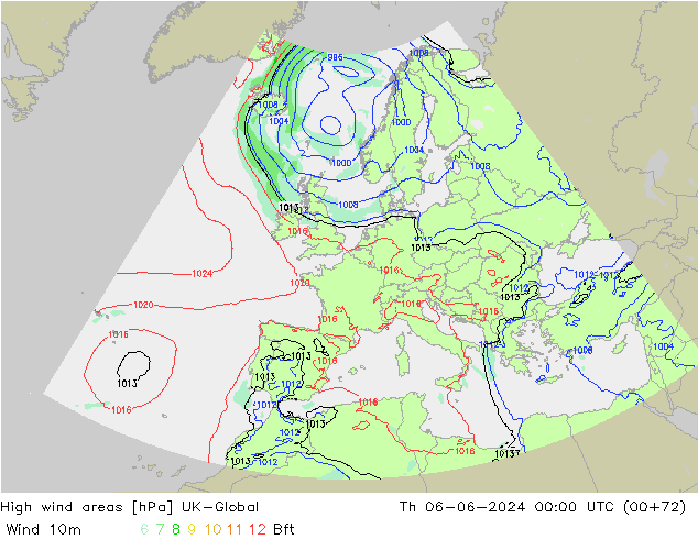 High wind areas UK-Global gio 06.06.2024 00 UTC