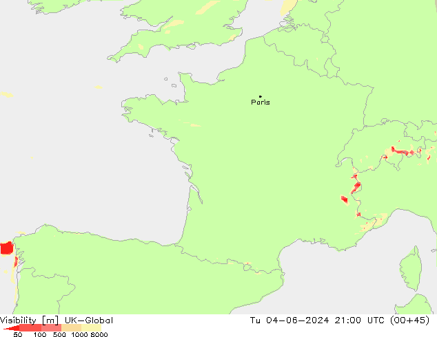 Dohlednost UK-Global Út 04.06.2024 21 UTC