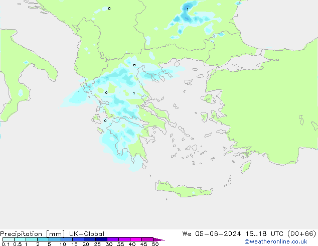 Precipitación UK-Global mié 05.06.2024 18 UTC