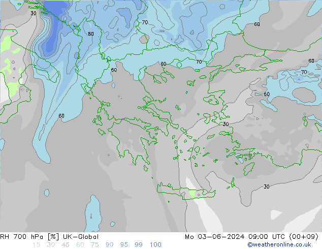 RV 700 hPa UK-Global ma 03.06.2024 09 UTC