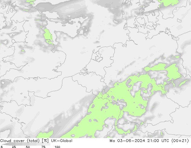 Wolken (gesamt) UK-Global Mo 03.06.2024 21 UTC