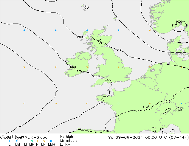 Cloud layer UK-Global Dom 09.06.2024 00 UTC
