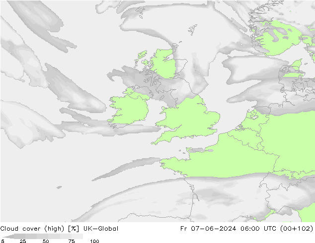 Wolken (hohe) UK-Global Fr 07.06.2024 06 UTC