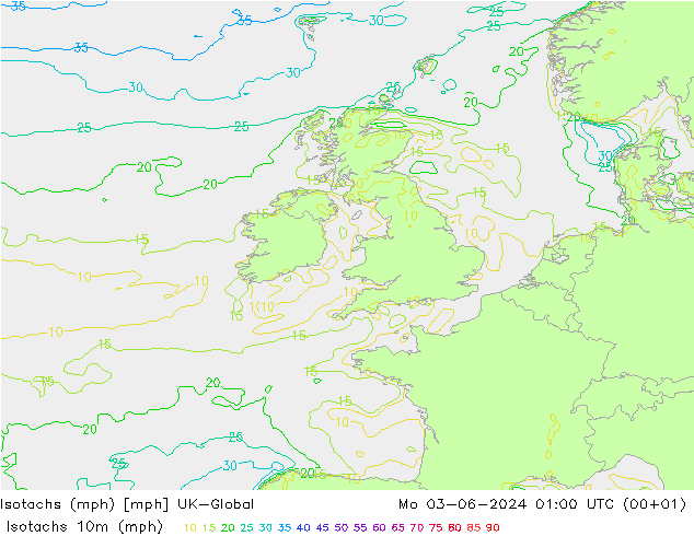 Isotaca (mph) UK-Global lun 03.06.2024 01 UTC