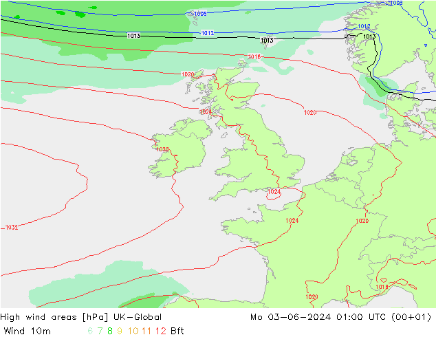 High wind areas UK-Global Mo 03.06.2024 01 UTC