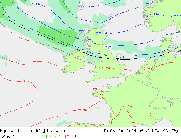 High wind areas UK-Global Qui 06.06.2024 06 UTC