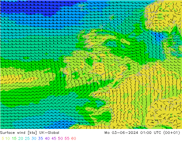 Surface wind UK-Global Mo 03.06.2024 01 UTC