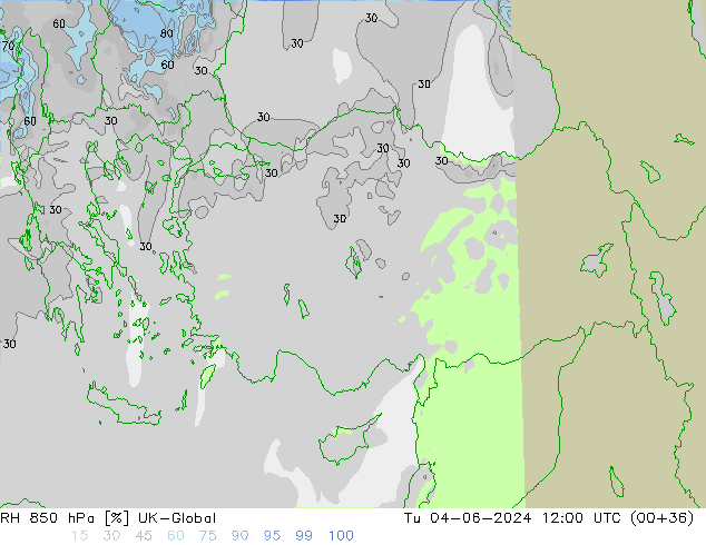 850 hPa Nispi Nem UK-Global Sa 04.06.2024 12 UTC