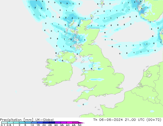 осадки UK-Global чт 06.06.2024 00 UTC