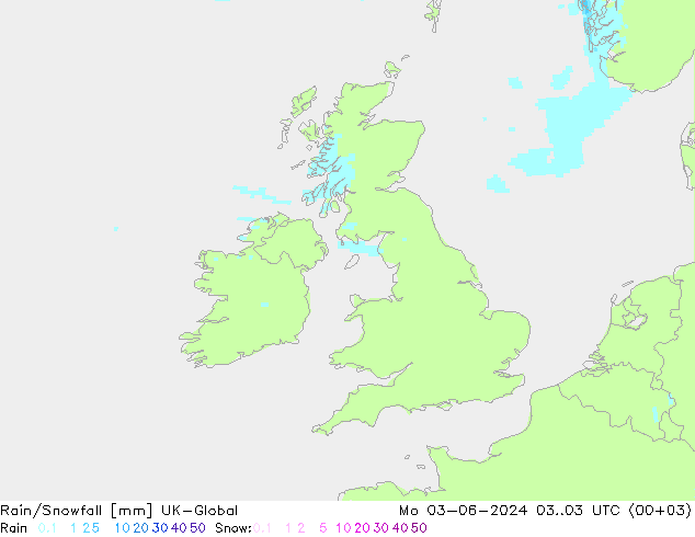 Rain/Snowfall UK-Global Seg 03.06.2024 03 UTC