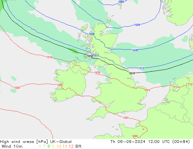 High wind areas UK-Global Th 06.06.2024 12 UTC