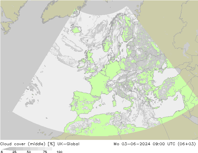 Wolken (mittel) UK-Global Mo 03.06.2024 09 UTC