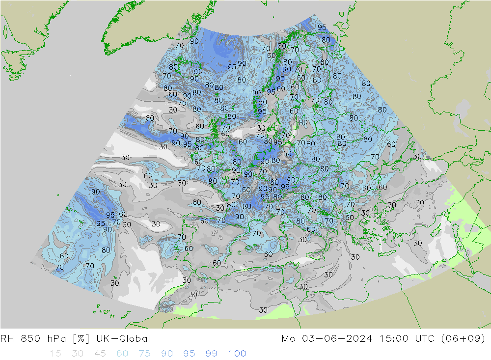 RH 850 hPa UK-Global Seg 03.06.2024 15 UTC