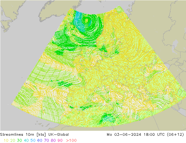 Streamlines 10m UK-Global Mo 03.06.2024 18 UTC