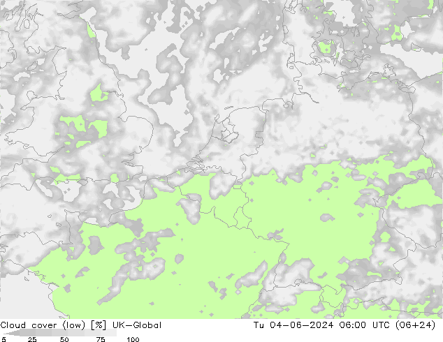 nízká oblaka UK-Global Út 04.06.2024 06 UTC