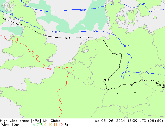 High wind areas UK-Global  05.06.2024 18 UTC