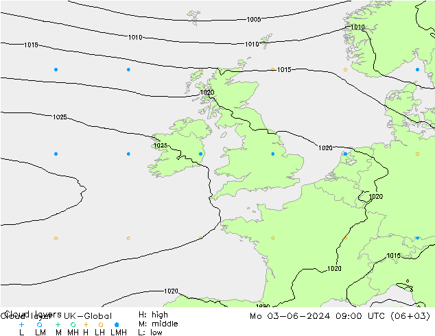 Cloud layer UK-Global Pzt 03.06.2024 09 UTC