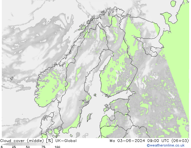 Wolken (mittel) UK-Global Mo 03.06.2024 09 UTC