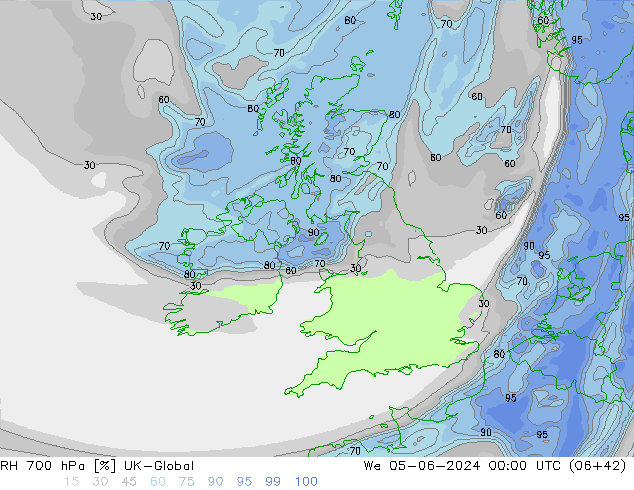 RV 700 hPa UK-Global wo 05.06.2024 00 UTC