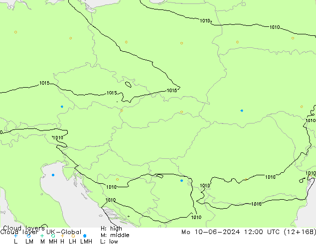 Cloud layer UK-Global  10.06.2024 12 UTC