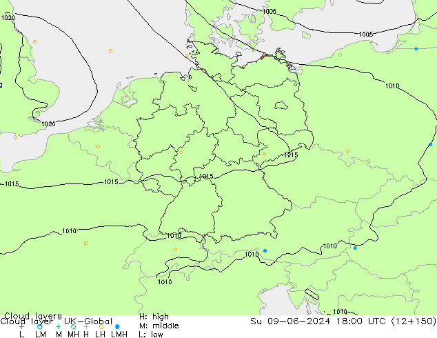 Cloud layer UK-Global Ne 09.06.2024 18 UTC