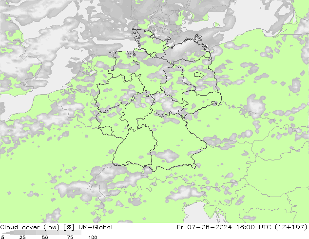 Wolken (tief) UK-Global Fr 07.06.2024 18 UTC