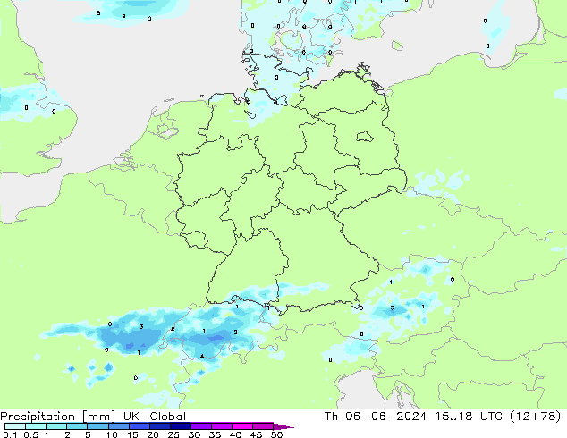 Neerslag UK-Global do 06.06.2024 18 UTC