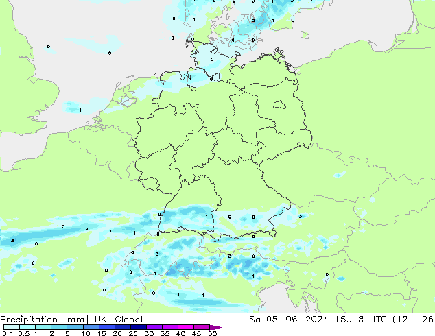 Precipitation UK-Global Sa 08.06.2024 18 UTC