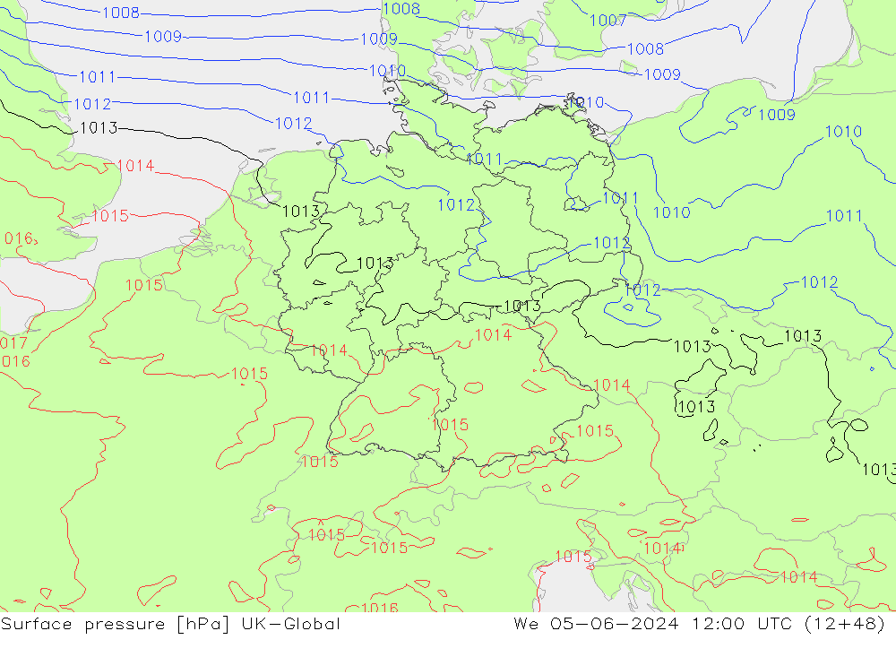 Bodendruck UK-Global Mi 05.06.2024 12 UTC