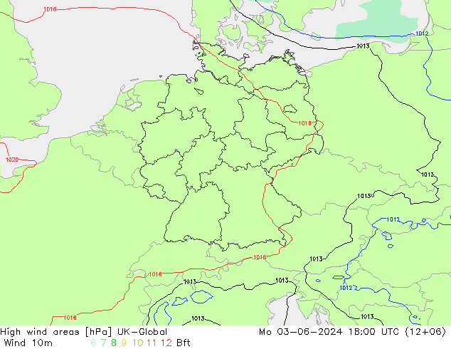 High wind areas UK-Global Mo 03.06.2024 18 UTC