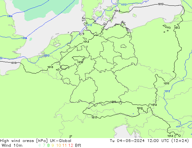 High wind areas UK-Global Ter 04.06.2024 12 UTC