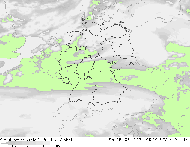 Bulutlar (toplam) UK-Global Cts 08.06.2024 06 UTC