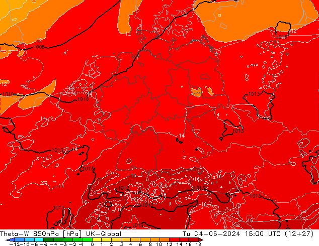 Theta-W 850hPa UK-Global mar 04.06.2024 15 UTC
