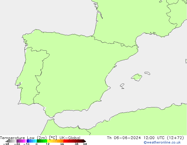 Темпер. мин. (2т) UK-Global чт 06.06.2024 12 UTC