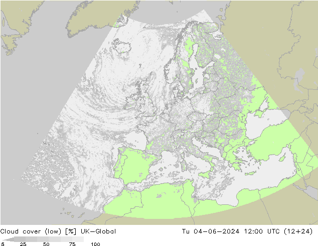 Wolken (tief) UK-Global Di 04.06.2024 12 UTC