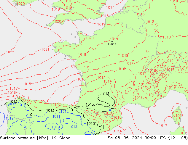 ciśnienie UK-Global so. 08.06.2024 00 UTC