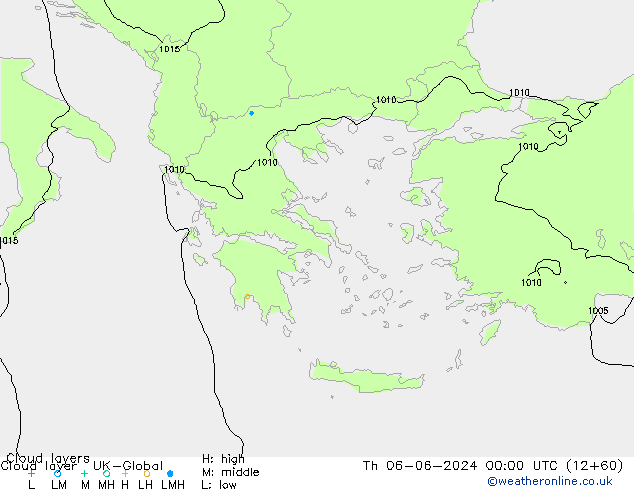 Cloud layer UK-Global Th 06.06.2024 00 UTC