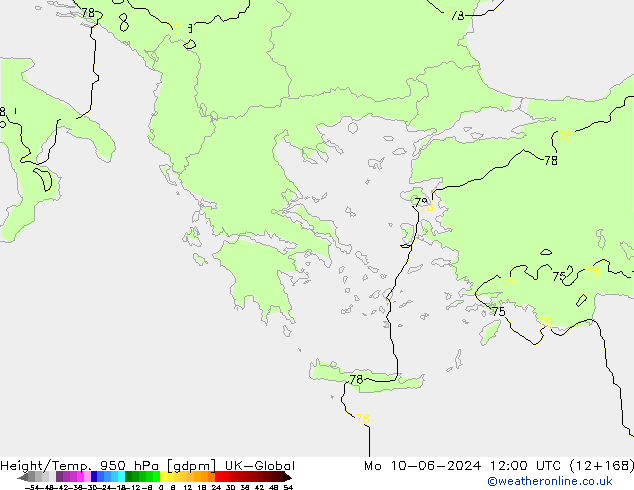 Height/Temp. 950 hPa UK-Global Po 10.06.2024 12 UTC