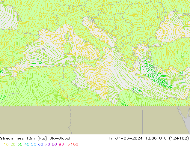 ветер 10m UK-Global пт 07.06.2024 18 UTC
