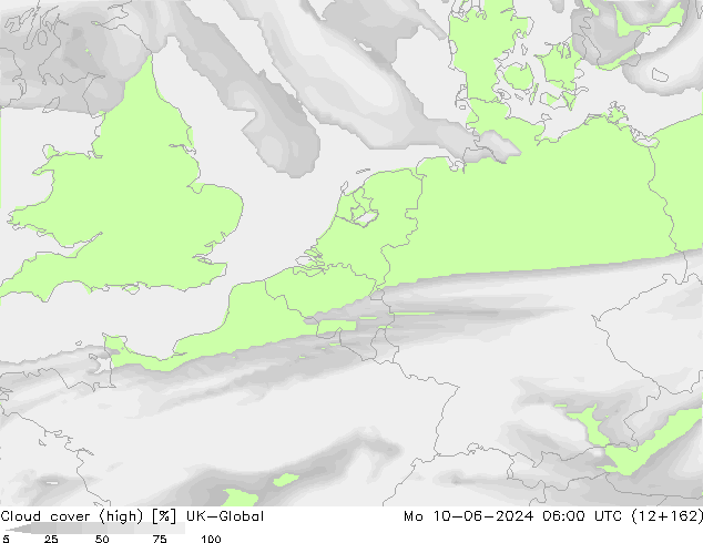 Wolken (hohe) UK-Global Mo 10.06.2024 06 UTC