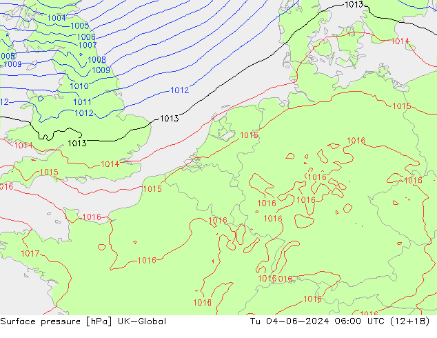 pressão do solo UK-Global Ter 04.06.2024 06 UTC