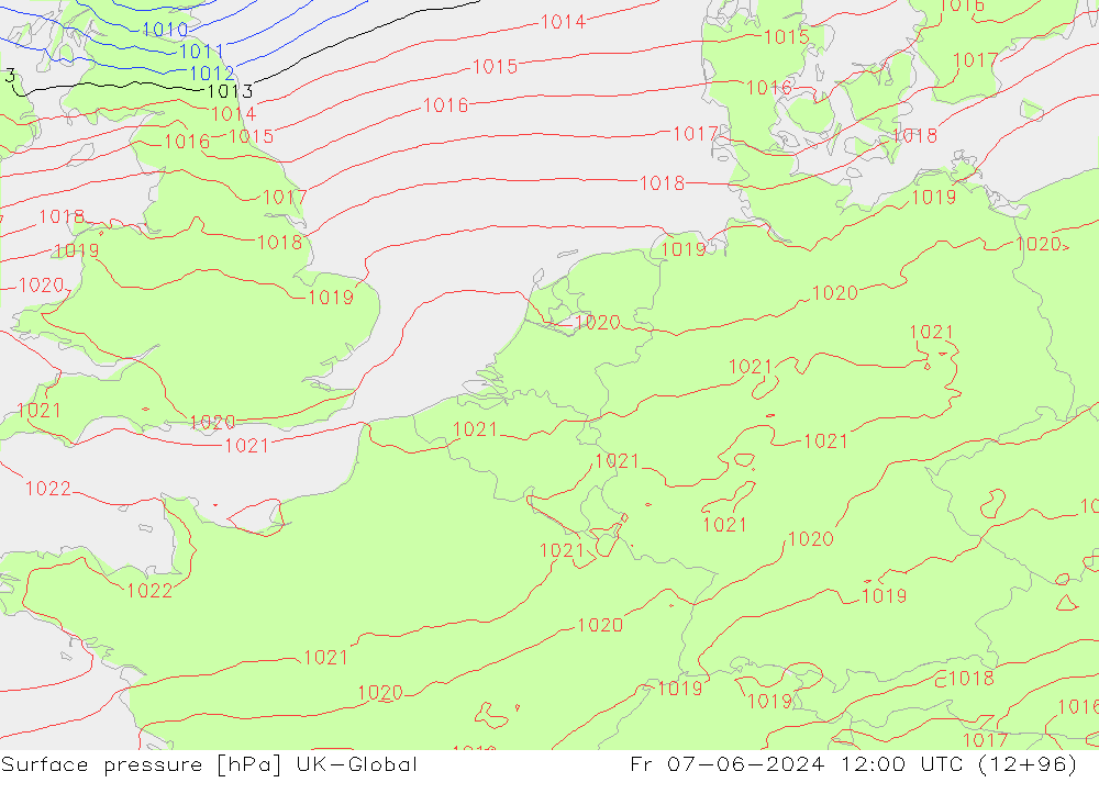 Yer basıncı UK-Global Cu 07.06.2024 12 UTC