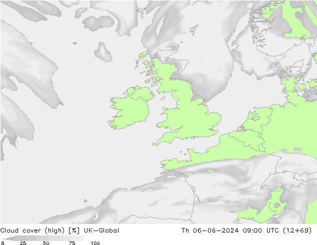 zachmurzenie (wysokie) UK-Global czw. 06.06.2024 09 UTC