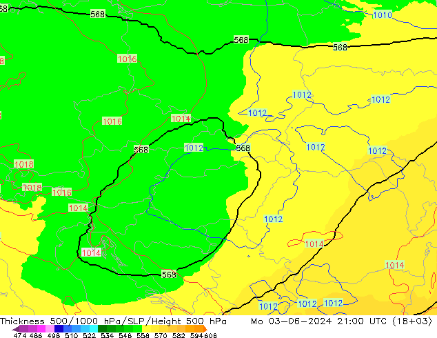 Thck 500-1000hPa UK-Global pon. 03.06.2024 21 UTC