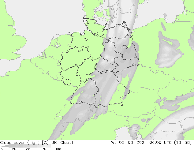 Nubes altas UK-Global mié 05.06.2024 06 UTC