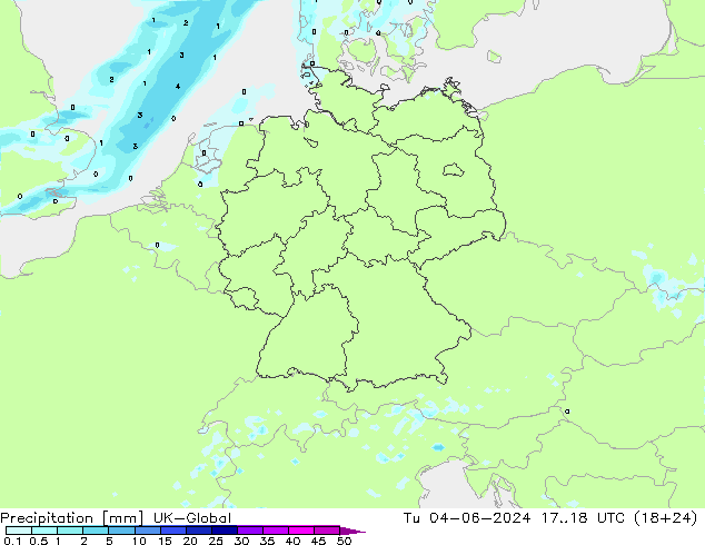 Neerslag UK-Global di 04.06.2024 18 UTC