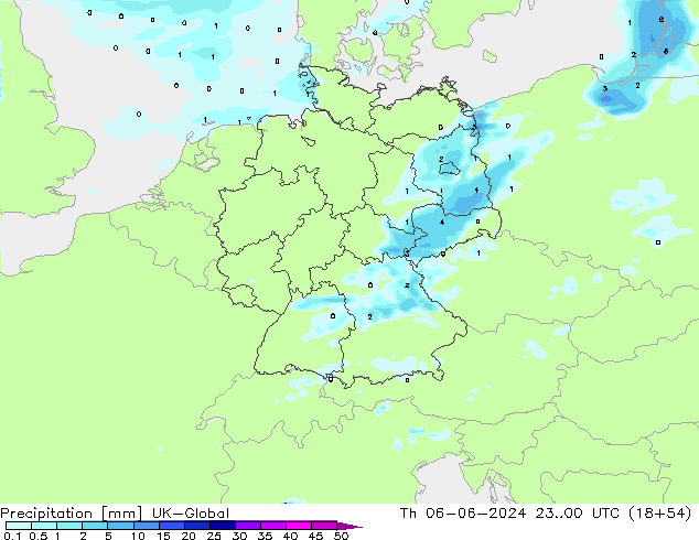Yağış UK-Global Per 06.06.2024 00 UTC