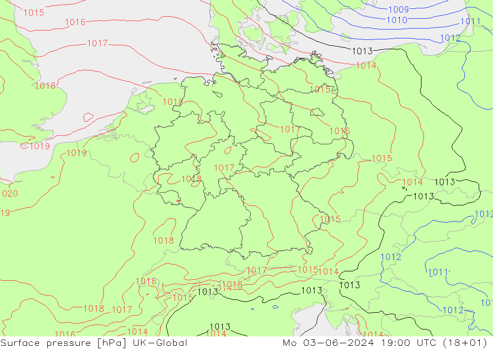 pressão do solo UK-Global Seg 03.06.2024 19 UTC