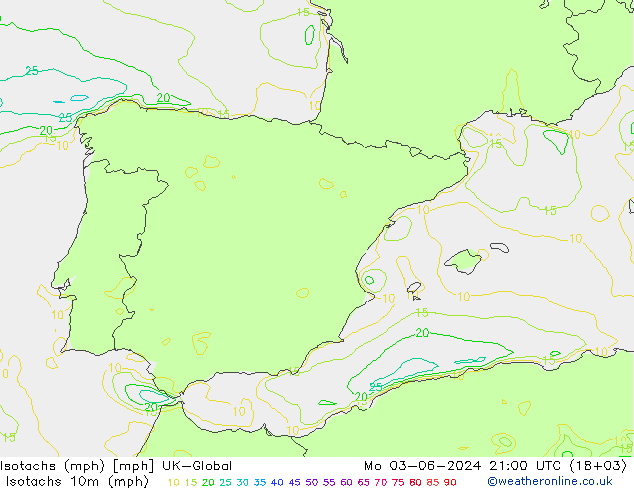 Isotachs (mph) UK-Global Mo 03.06.2024 21 UTC