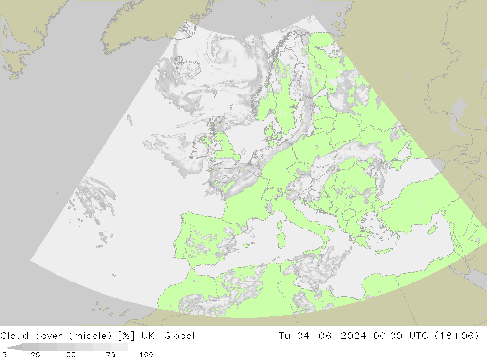 Nubes medias UK-Global mar 04.06.2024 00 UTC